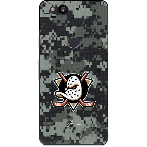 NHL Anaheim Ducks Camo Google Pixel 2 Skin